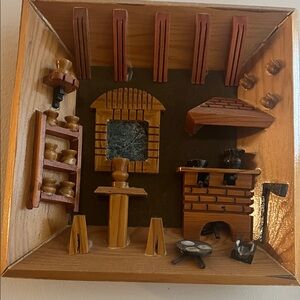 Rustic Wooden Wall Art with Brown Accents